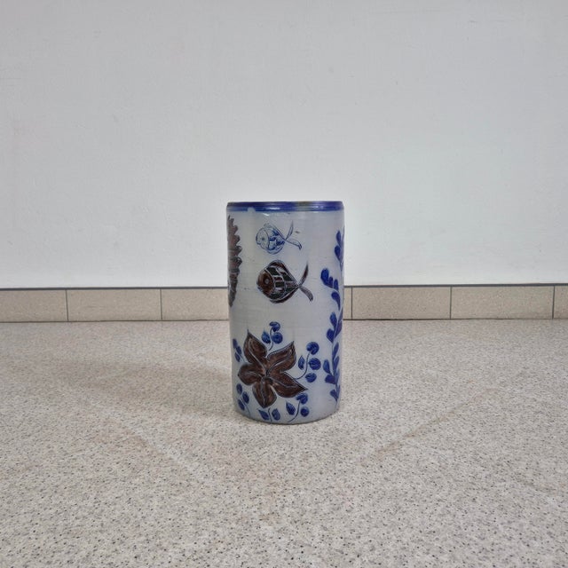 1960s Mid-Century Ceramic Umbrella Stand from Tonalá, 1960s For Sale - Image 5 of 8