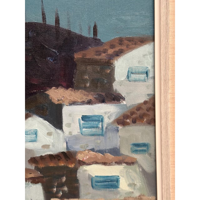 Tage Gavik, Street Vendor in Turkey, 1950s, Oil on Canvas, Framed For Sale - Image 14 of 17