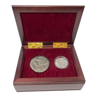 Very Rare Atocha 8 Reale Coin in Display Case Circa 1620 Grade 2 For Sale