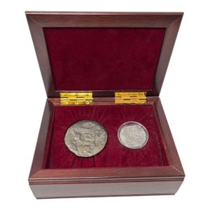 Very Rare Atocha 8 Reale Coin in Display Case Circa 1620 Grade 2