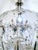 1950s Vintage Hand Cut Glass Dish Basket Chandelier For Sale - Image 5 of 8