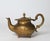 Hollywood Regency Vintage Middle Eastern Etched Brass Teapot For Sale - Image 3 of 14