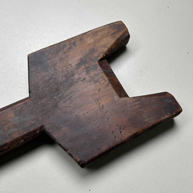Japanese Decorative Wooden Tool, 1890s For Sale - Image 9 of 11