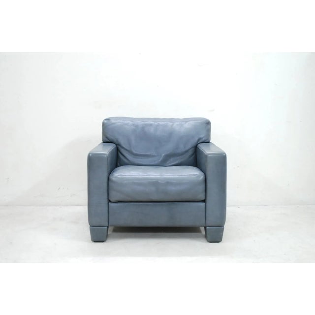 Swiss DS 17 Grey Leather Armchair from De Sede, 1980s For Sale - Image 3 of 16