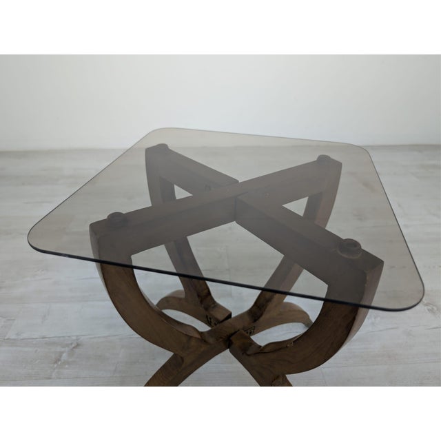 Brown Mid-Century Italian Spider-Leg Lava Table For Sale - Image 8 of 11