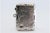 Silver Matchbox with Engraved Plant Motifs Surrounding Monogram Card, in Good conditions. Designed 1890 to 1919
