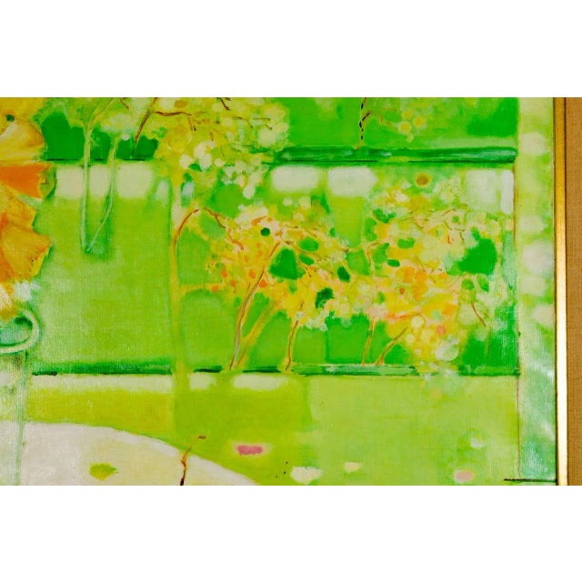 Mid-Century Modern Miguel Guzman Midcentury Oil Painting "Bouquet de Jonquilles," circa 1968 For Sale - Image 3 of 9