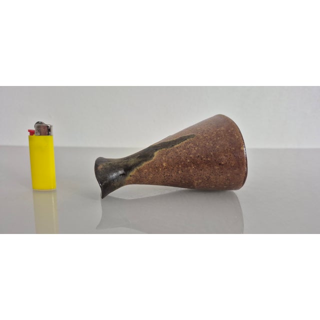 Asymmetrical Studio Ceramic Vase by Luise Duncker, Germany, 1960s For Sale - Image 11 of 15