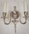 Neoclassical Set of Four Signed E. F. Caldwell Adam Style Silvered Bronze Sconces For Sale - Image 3 of 12