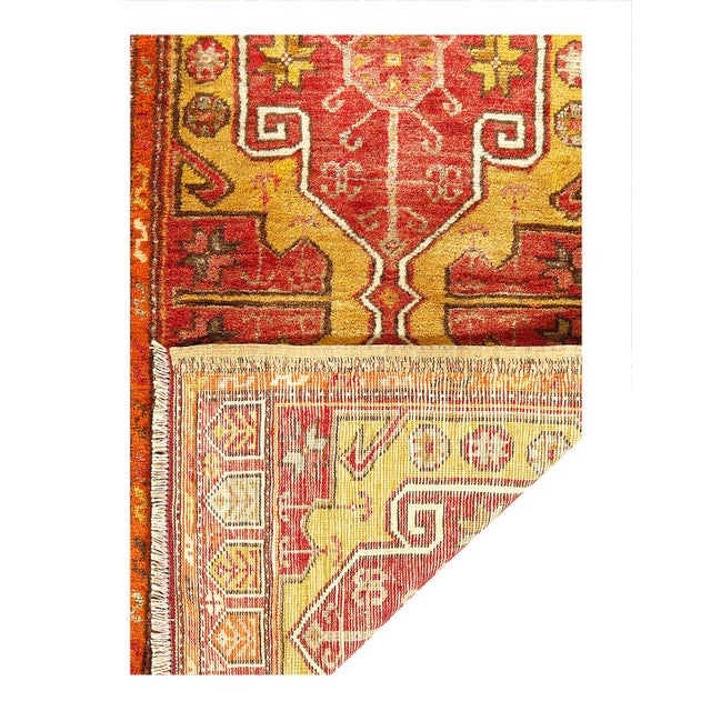 Traditional Pasargad DC Antique Turkish Oushak Rug For Sale - Image 3 of 3