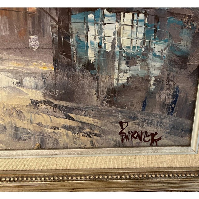 Early 20th Century Large Caroline Burnett (1877-1950) Impressionist Paris Cityscape Oil Painting For Sale - Image 5 of 12