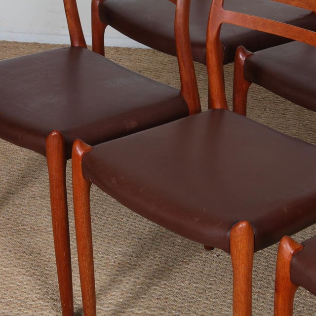 Teak Model 78 Chairs from Niels Otto Moller, 1960, Set of 6 For Sale - Image 4 of 18
