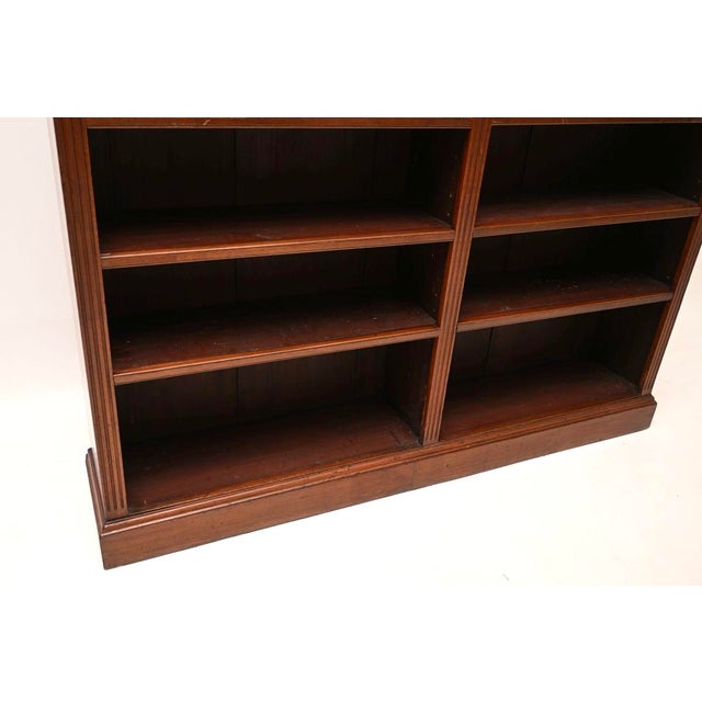 Antique Victorian Open Bookcase, 1860 For Sale - Image 9 of 10