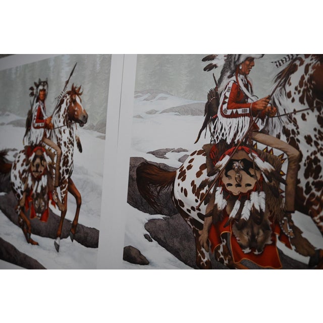 1980s 1987 Bev Doolittle "Guardian Spirits" Signed Lithograph Set of 2 With Folio & Coa For Sale - Image 5 of 7