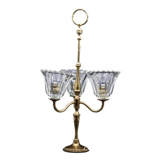 1940s Large Size Art Decò Murano Glass Table Lamp For Sale