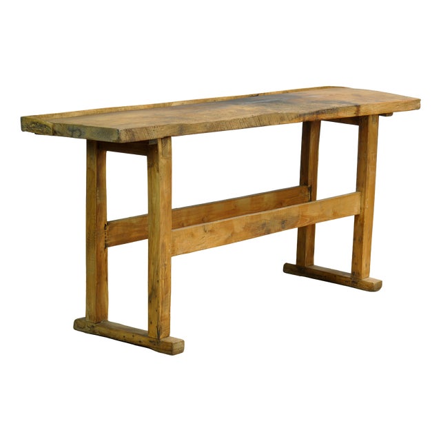Vintage Oak Work Table, 1920 For Sale