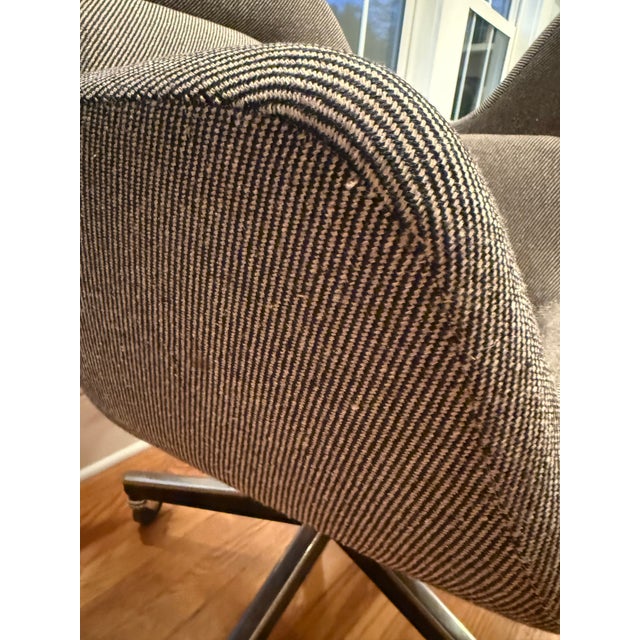 Vintage Mid-Century Executive Chairs Attributed to Max Pearson for Knoll - Set of 3 For Sale - Image 10 of 12