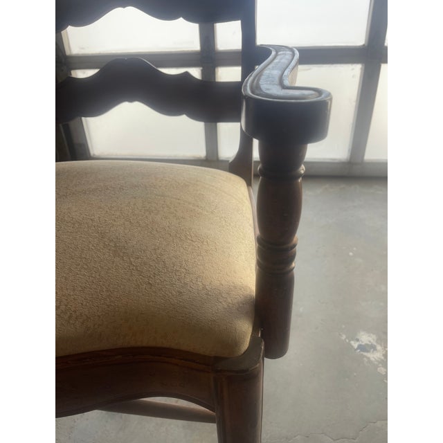 1980s 1980s Pair of French Country Dining Room Arm Chairs For Sale - Image 5 of 17