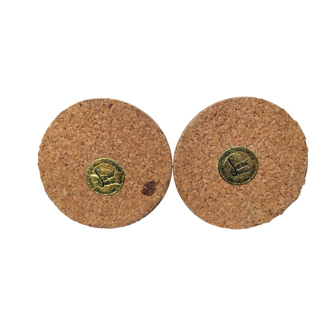 Vintage Teak and Brass Candleholders For Sale In Chicago - Image 6 of 7