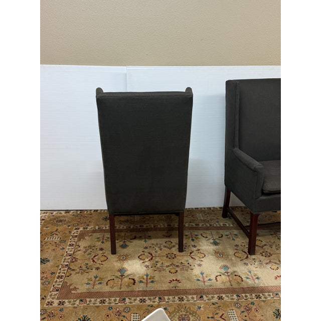 Hickory Chair for Henredon Delaware Host Chairs, Pair For Sale In San Francisco - Image 6 of 12