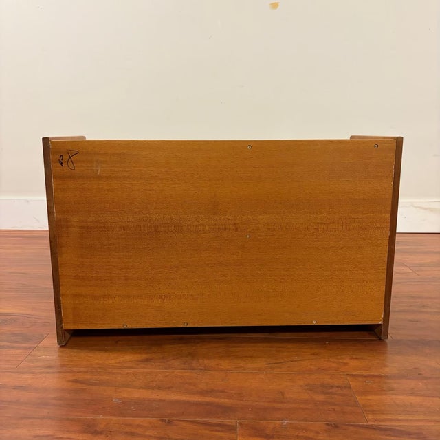 Nathan Vintage Teak Entry Bench With Storage For Sale - Image 9 of 9
