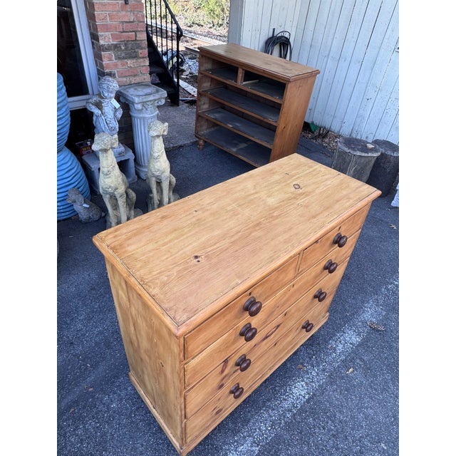 19th Century English Pine Chest of Drawers For Sale - Image 11 of 11