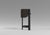 Modern Sunset Bar Stool in Teal Fabric and Black Stained Ash by Javier Gomez For Sale - Image 4 of 6