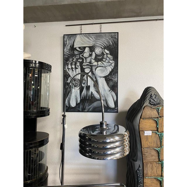 Juraj Huliak, Man in the Theatre, 2023, Acrylic on Cardboard For Sale - Image 11 of 13