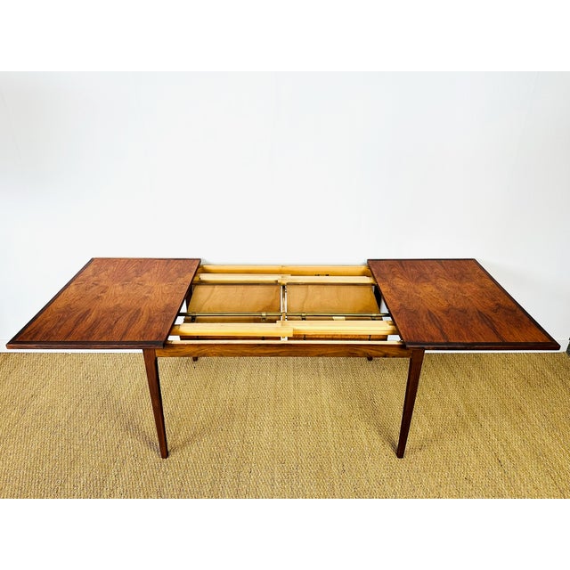 Scandinavian Walnut Dining Table with Butterfly Extensions, 1960 For Sale - Image 6 of 18