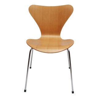Model 3107 Chair in Ash by Arne Jacobsen for Fritz Hansen, 1995 For Sale