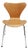 Model 3107 Chair in Ash by Arne Jacobsen for Fritz Hansen, 1995 For Sale