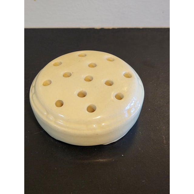 Mid-Century Modern Vintage Ceramic MCM Flower Frog For Sale - Image 3 of 12