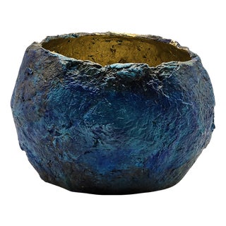 Mini Cecilio Blue Oxide Lamp by Inconcreto For Sale