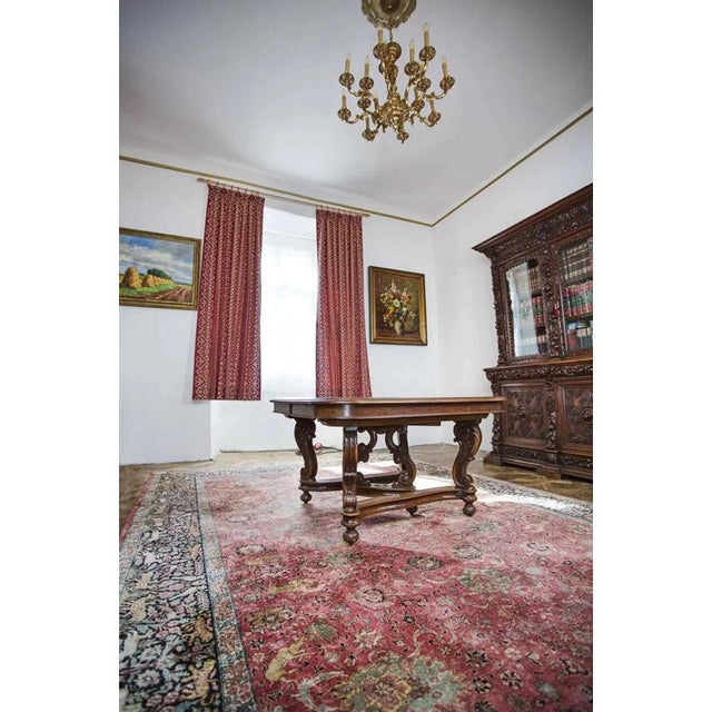 Wood 19th Century French Louis XV Extendable Dining Table For Sale - Image 7 of 7