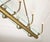 1930s 1930s Italian Art Deco Brass and Glass 8-Light Pendant For Sale - Image 5 of 15