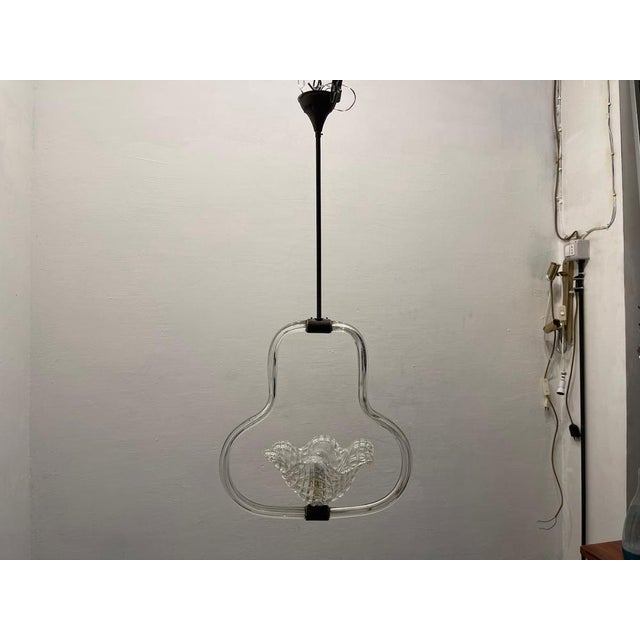 Murano Glass Light Pendant by Ercole Barovier, 1940s For Sale - Image 3 of 7