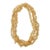 Vintage Gold Plated Spiral Chain Wrap Long Necklace For Sale