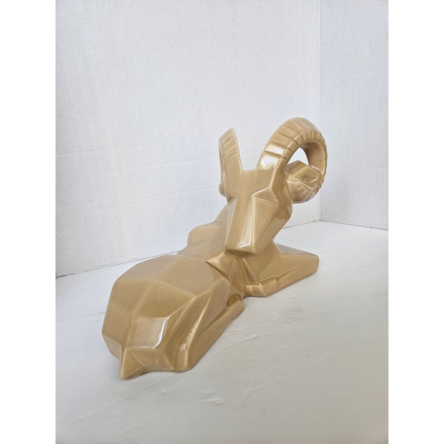 Jaru of California Midcentury Jaru Pottery Ram, Zodiac Decor Aries For Sale - Image 4 of 7