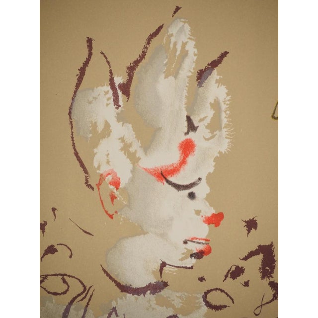 Christian Berard, Theater, Clown and Harlequin in the Sun, Lithograph For Sale - Image 4 of 6