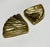 Contemporary 1980s Yaacov Heller Sterling Silver & Goldplate Sculptural Clip-on Earrings, Pair For Sale - Image 3 of 7