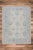 Textile Early 21st Century Cream & Blue Floral Design Handwoven Wool Turkish Oushak Rug 8'10" X 11'1" For Sale - Image 7 of 8