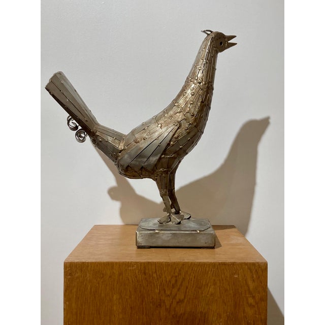 Large Metal Bird, 1970 For Sale - Image 9 of 10