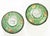 Green Pair of Antique Japanese/Chinese Gilt Imari Arita Porcelain Rice Bowls & Covers For Sale - Image 8 of 18