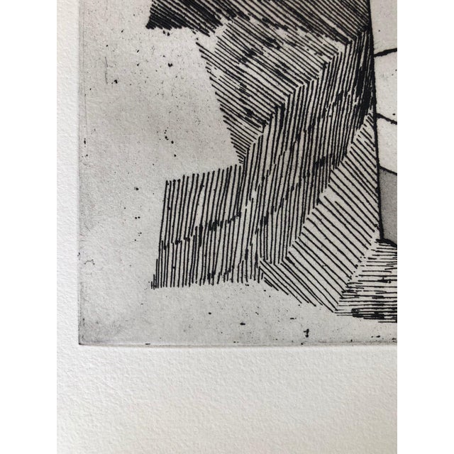 Jean Deyrolle, French Avant Garde Bold Abstract Geometric Aquatint Etching Op Art Kinetic For Sale In Miami - Image 6 of 9