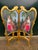 Wood 1960 Louis XVI Gold Beech Room Divider Screen - 2 Panels For Sale - Image 7 of 18