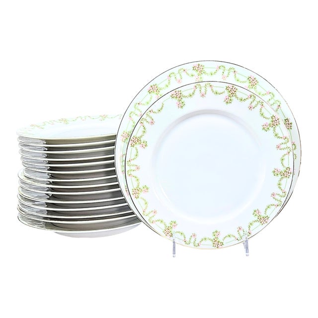 Ropes of Roses China- Set of Sixteen For Sale