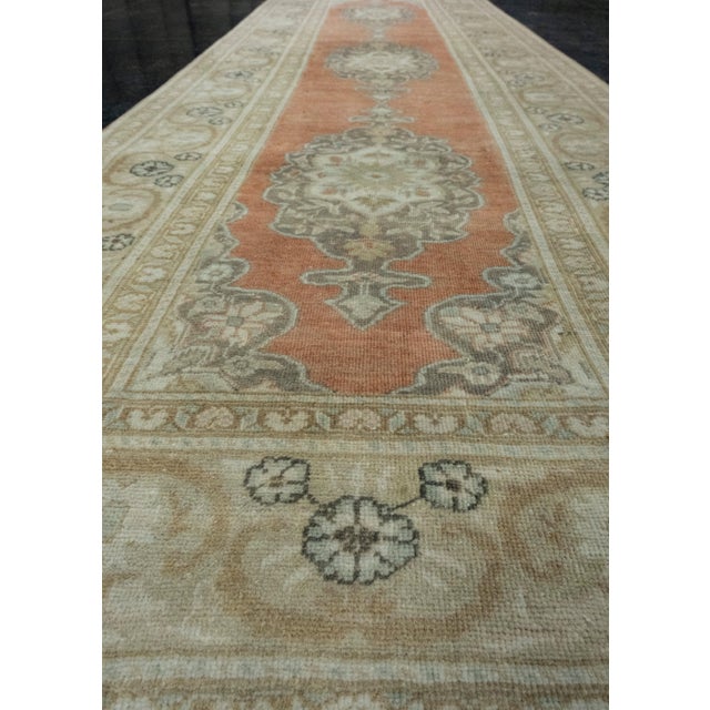 Early 21st Century Turkish Vintage Runner Rug 3' x 9'7" #17800 For Sale - Image 5 of 8