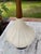 Mid-Century Modern 1990s Mid-Century Modern Elongated Fortune Lamp Co. Teardrop Table Lamp in Walnut & Porcelain - A Pair For Sale - Image 3 of 9