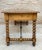 19th-Century French Hand Carved Oak Desk with Iron Stretcher & Solomonic Legs For Sale - Image 18 of 18