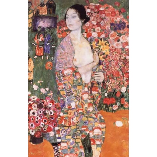 Artist: Gustav Klimt Country: Austria Title: The Dancer Medium: Giclee Marks: Numbered limited edition Watercolor paper...